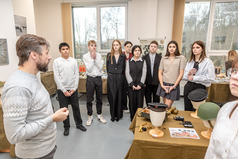 Открытие комплексного музея в новом корпусе школы №9 в Одинцово