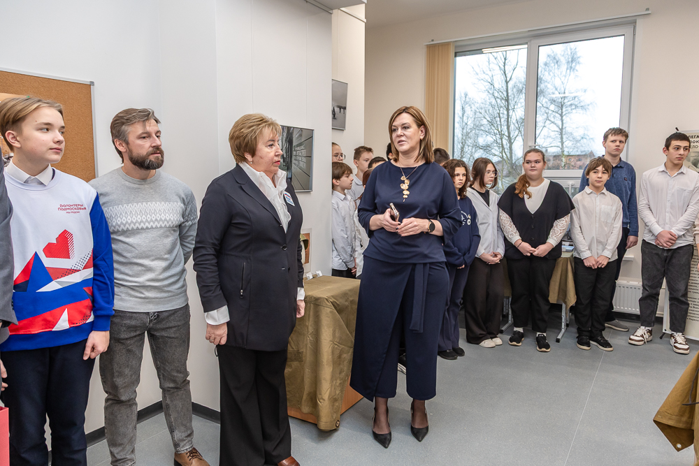 Открытие комплексного музея в новом корпусе школы №9 в Одинцово