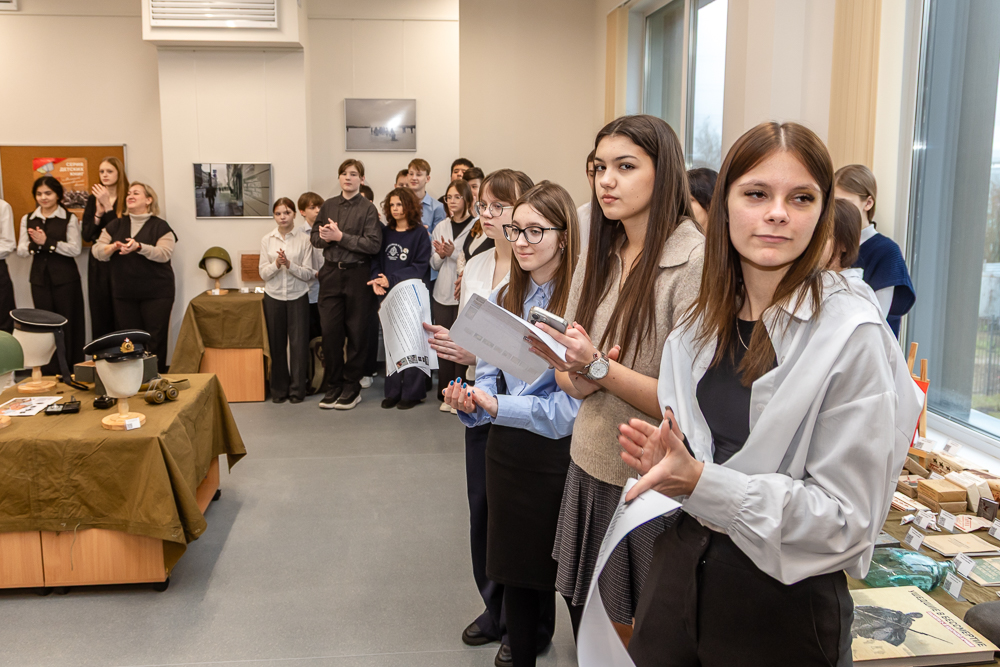 Открытие комплексного музея в новом корпусе школы №9 в Одинцово