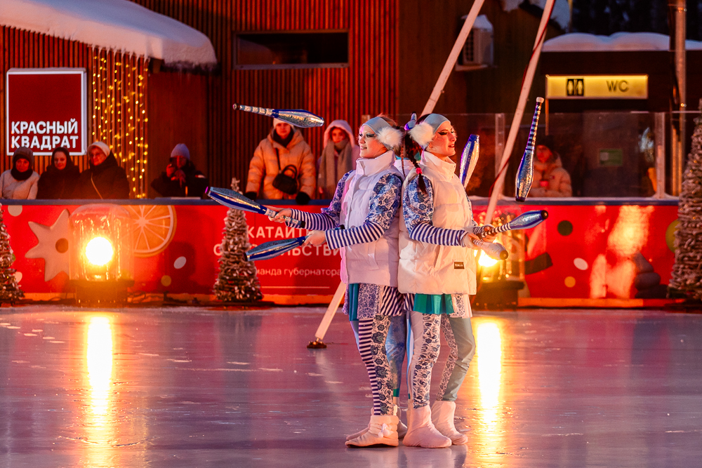 Ледовое шоу «Сказ о Руси» в парке Малевича