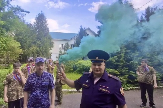 В Одинцовском округе прошла военно‑патриотическая игра «Зарница» для воспитанников школы‑интерната