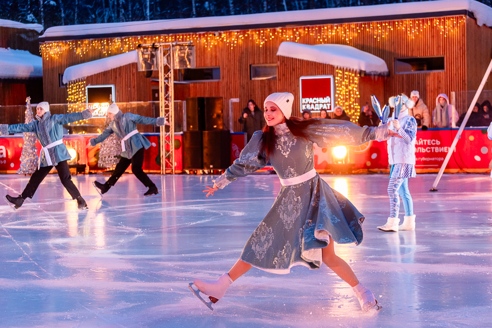 Ледовое шоу «Сказ о Руси» в парке Малевича