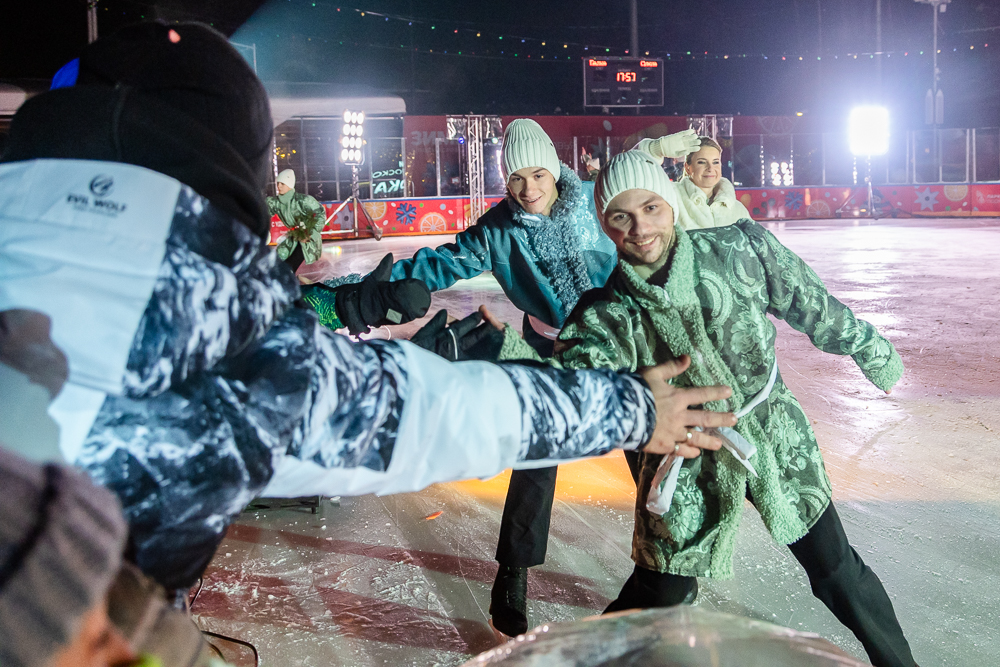 Ледовое шоу «Сказ о Руси» в парке Малевича